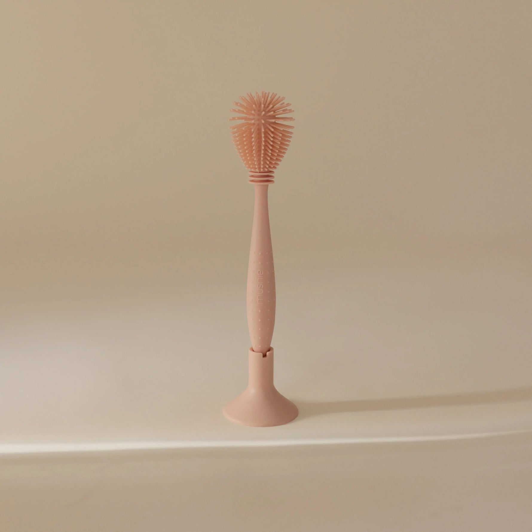 Mushie Silicone Baby Bottle Brush Double Sided 2 in 1 Cleaning Tool - Baby & Toddler > Nursing & Feeding > Baby Bottles Silicone Baby Bottle Brush