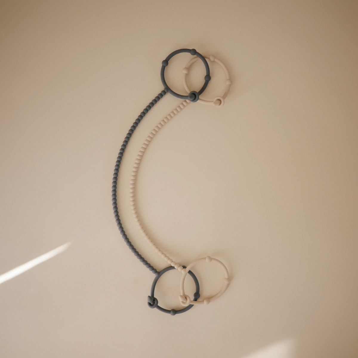 Adjustable Silicone Toy and Pacifier Straps 2-Pack by Mushie