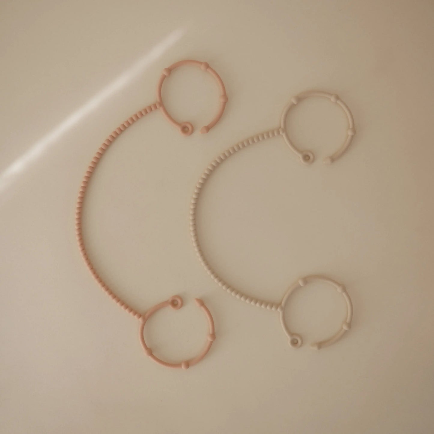 Adjustable Silicone Strap 2 Pack for Baby Essentials Mushie
