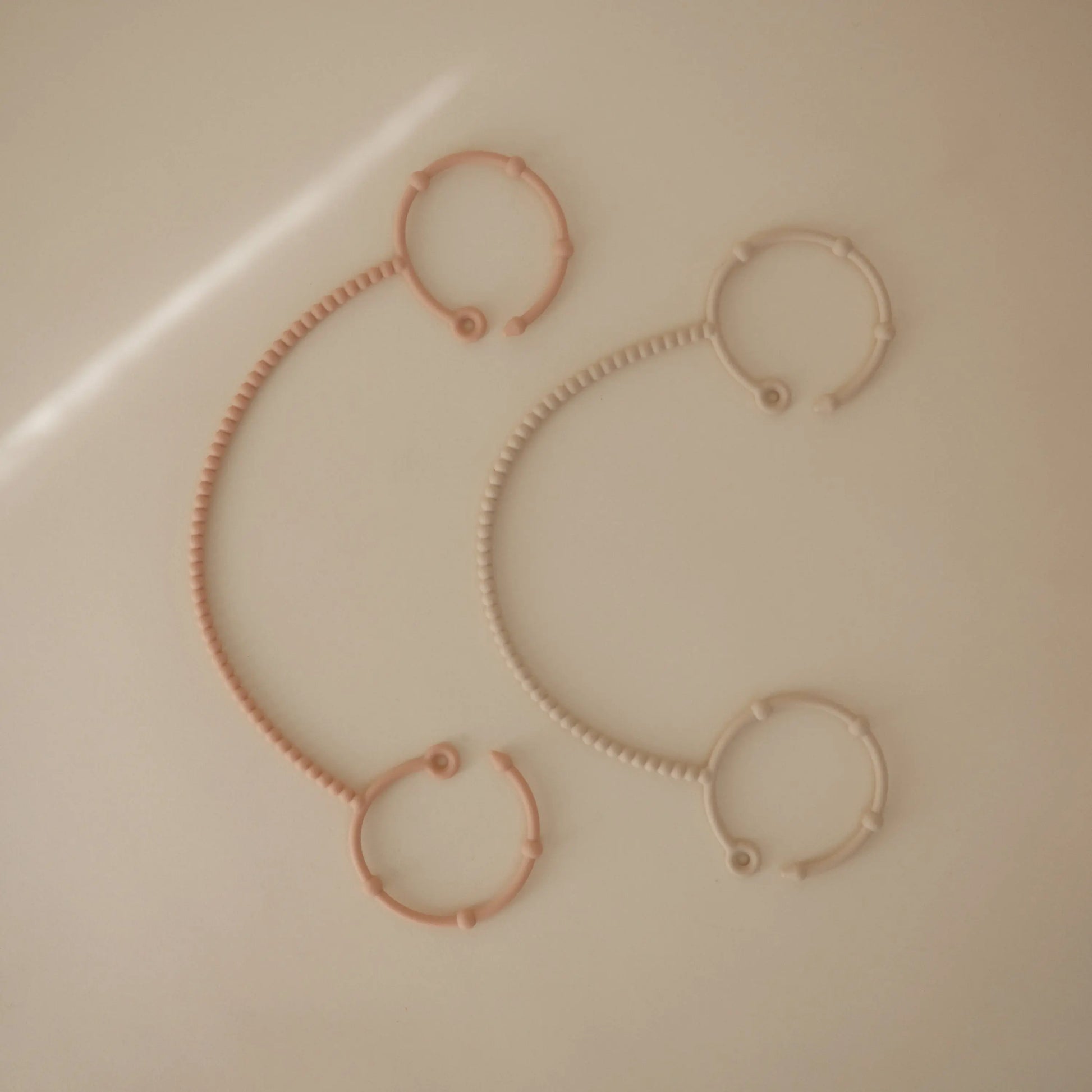 Adjustable Silicone Strap 2 Pack for Baby Essentials Mushie