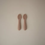 Mushie First Feeding Baby Spoons for Smooth Transition to Self Feeding - Baby & Toddler > Nursing & Feeding silicone tableware