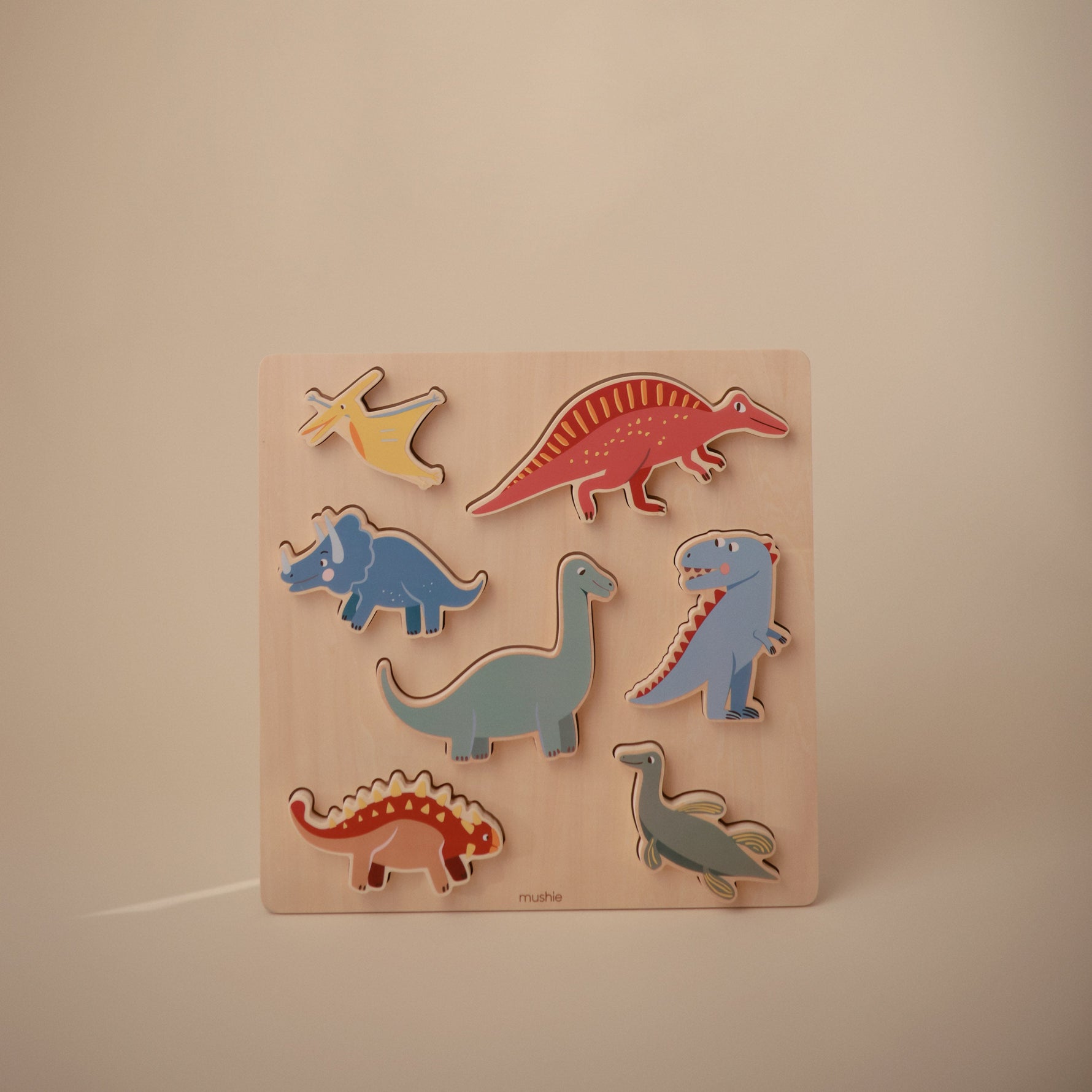 Wooden Animal Figure Puzzle by Mushie