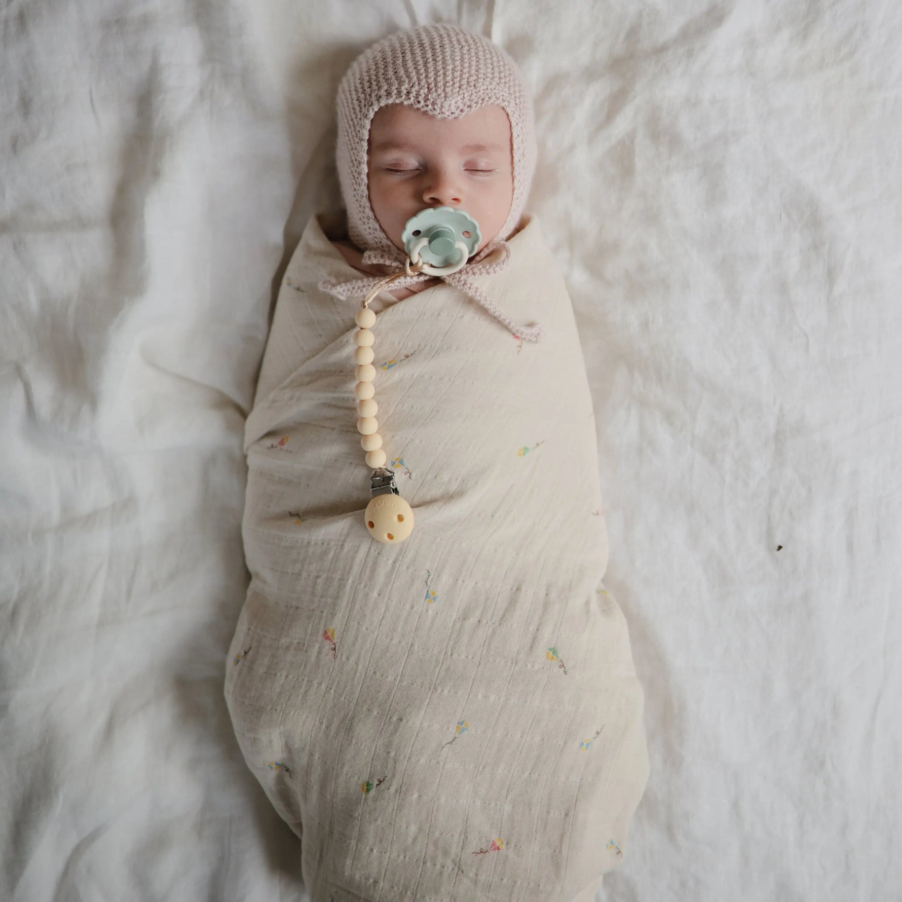 Mushie Organic Cotton Muslin Swaddle Blanket for Baby Cuddling and Nursing - Baby & Toddler > Swaddling & Receiving Blankets Swaddle