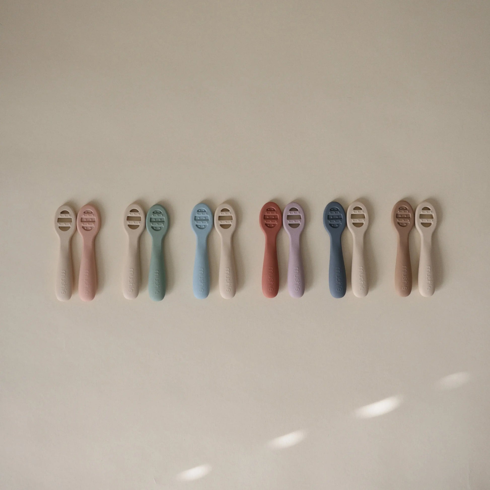 First Feeding Baby Spoons for Smooth Transition to Self Feeding Mushie