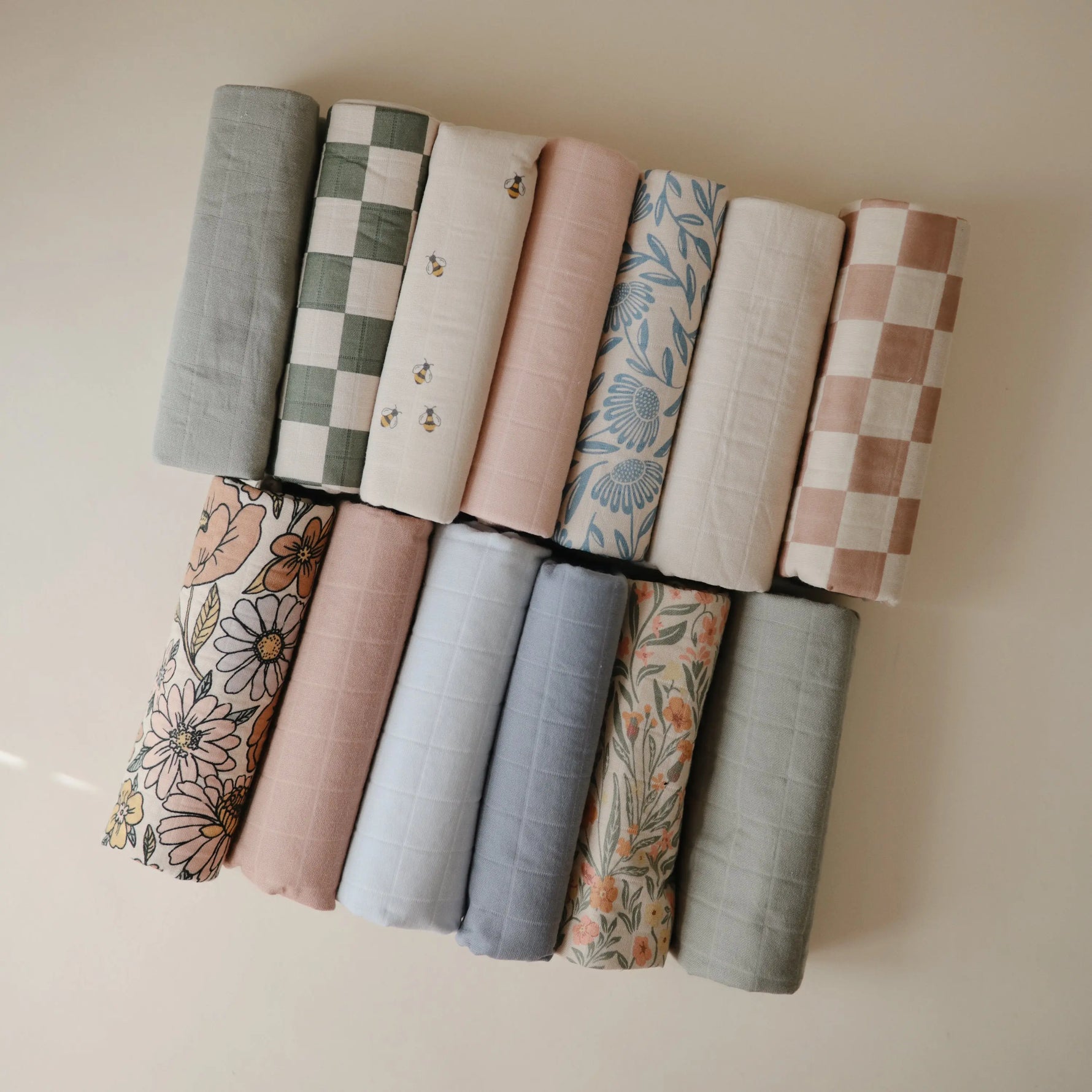 Mushie Mushie Organic Cotton Changing Pad Liners with Water Repellent Layer and Bamboo Blend - Baby & Toddler > Diapering > Changing Mat & Tray Covers Changing Pad Liner