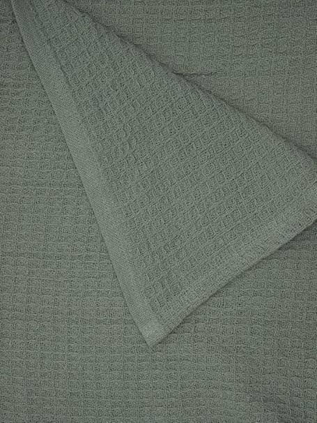 Crover 100% cotton waffle baby blanket for swaddling and stroller.