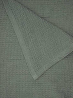 Crover 100% cotton waffle baby blanket for swaddling and stroller.