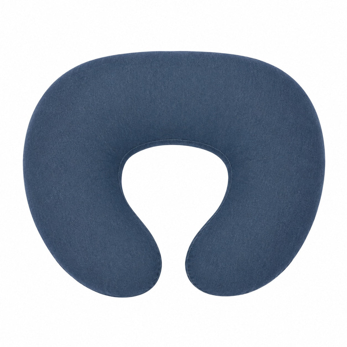 Dark Denim Ruffle Nursing Pillow Cover by Little Mae & Co