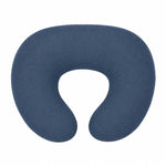 Dark Denim Ruffle Nursing Pillow Cover by Little Mae & Co