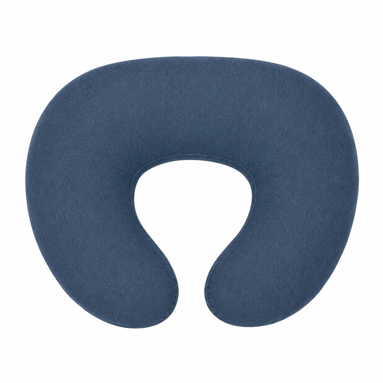 Dark Denim Ruffle Nursing Pillow Cover by Little Mae & Co
