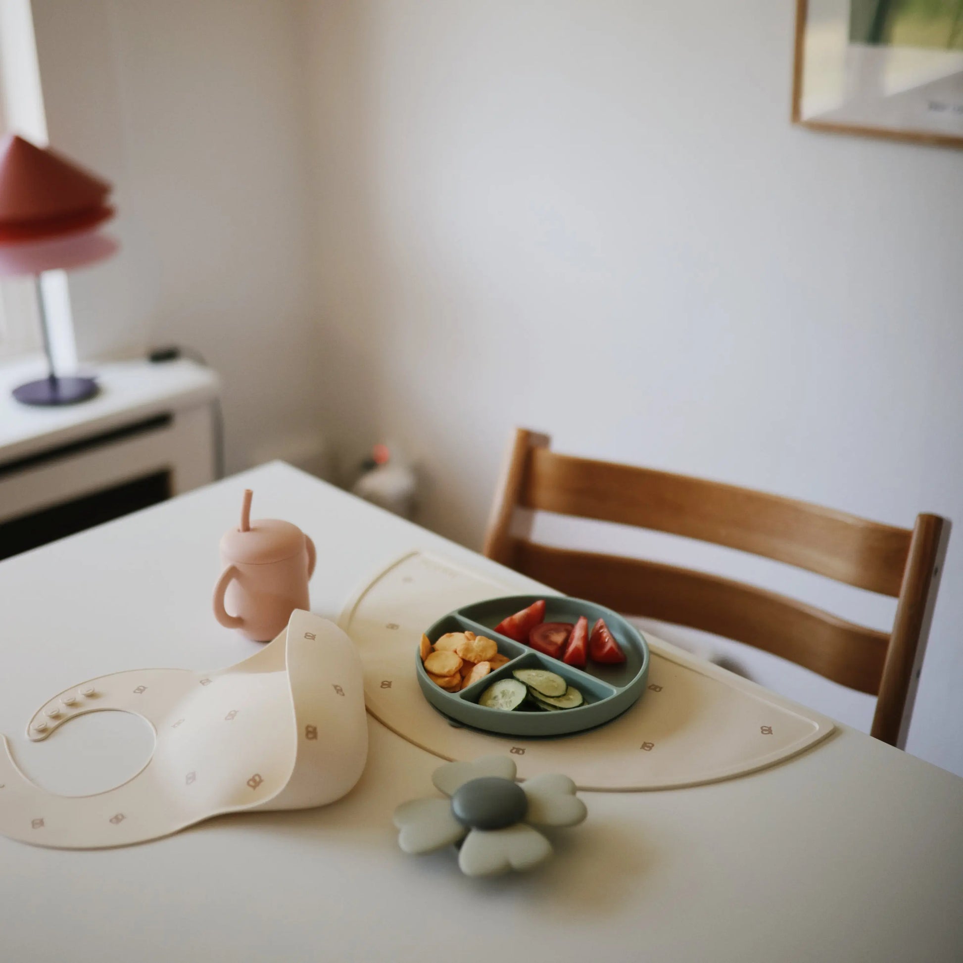 Silicone Placemat for Kids Durable and Easy to Clean Food Grade Silicone Stylish Design Mushie