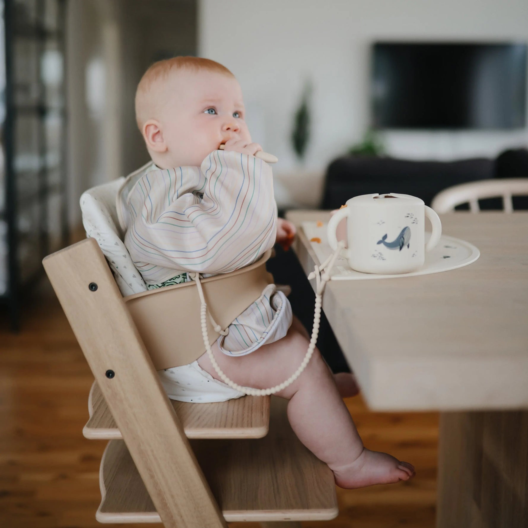 Mushie Adjustable Silicone Strap 2 Pack for Baby Essentials - Baby & Toddler > Baby Health > Pacifier Clips & Holders Adjustable Silicone Strap 2 Pack