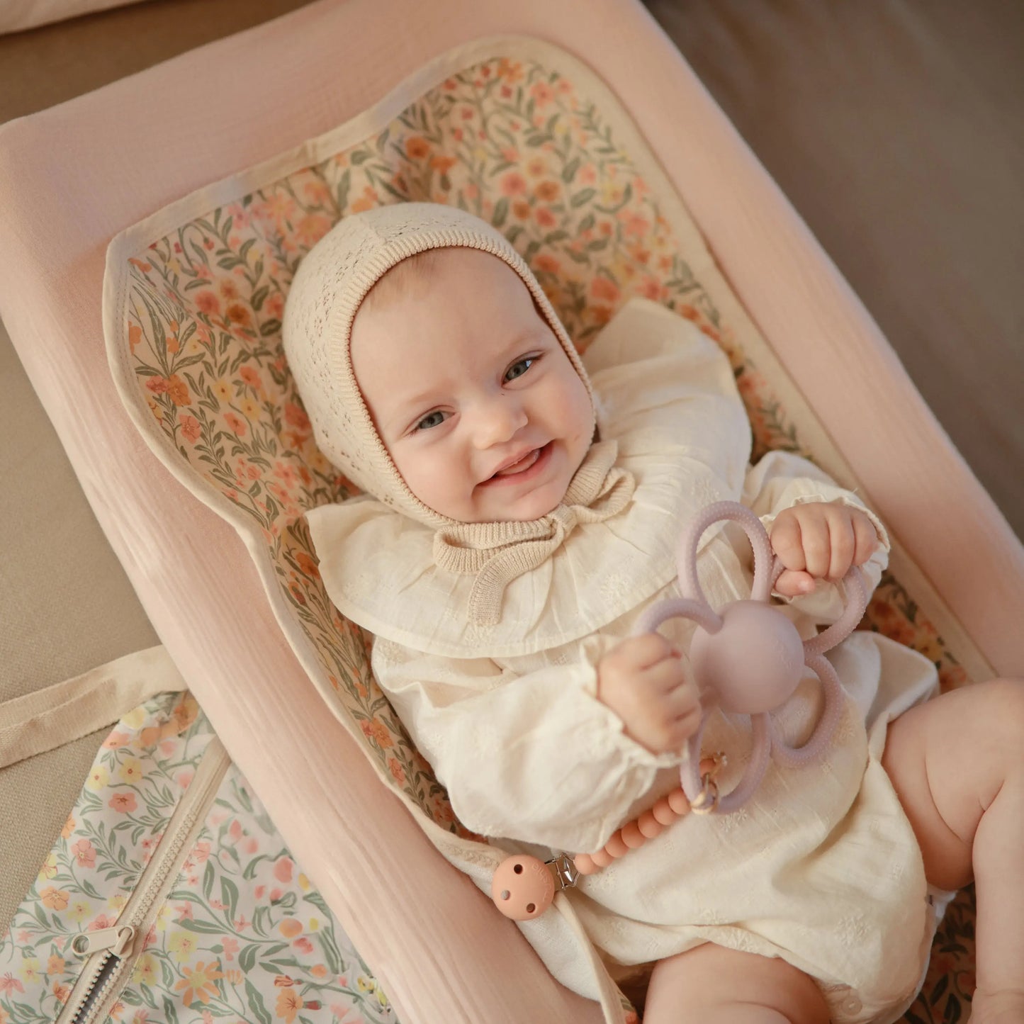 Mushie Organic Cotton Changing Pad Liners with Water Repellent Layer and Bamboo Blend Mushie