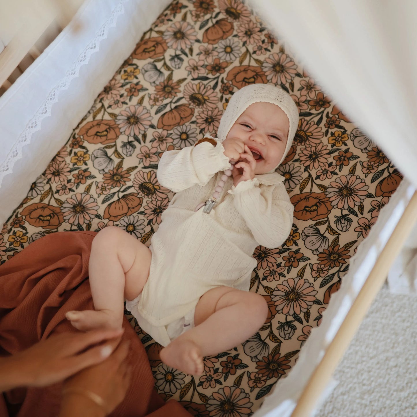 Extra Soft Muslin Crib Sheet for Baby 100% Cotton Breathable and Cozy Mushie