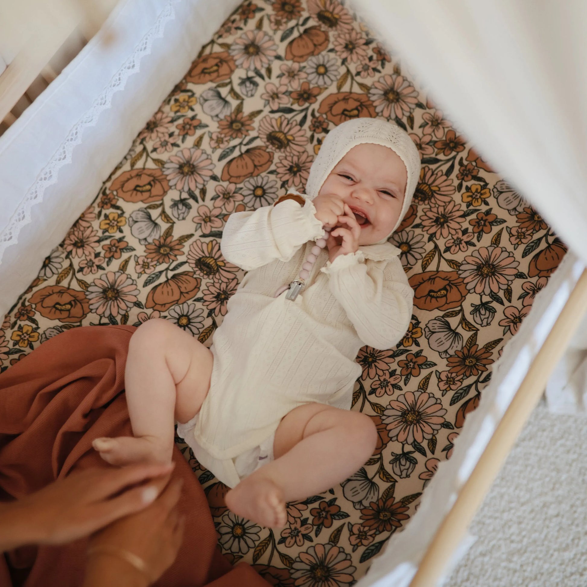Extra Soft Muslin Crib Sheet for Baby 100% Cotton Breathable and Cozy Mushie