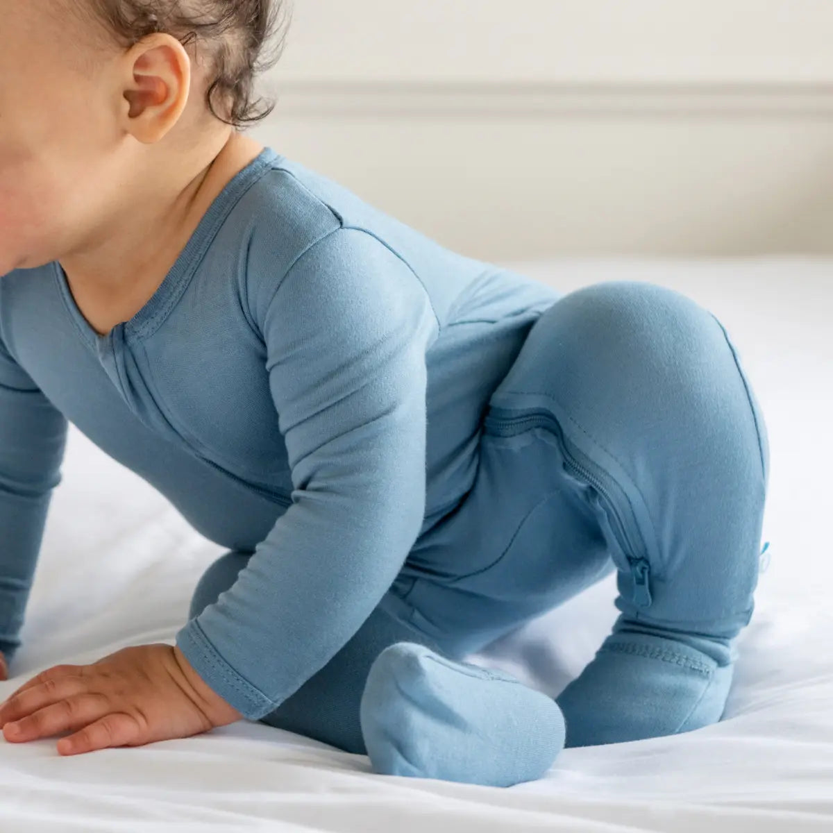 Dreamland Baby LuxeWeave Baby Bamboo Pajamas with DreamCuffs for Ultimate Sleep Comfort - Apparel & Accessories > Clothing > Sleepwear & Loungewear > Pajamas Pajamas