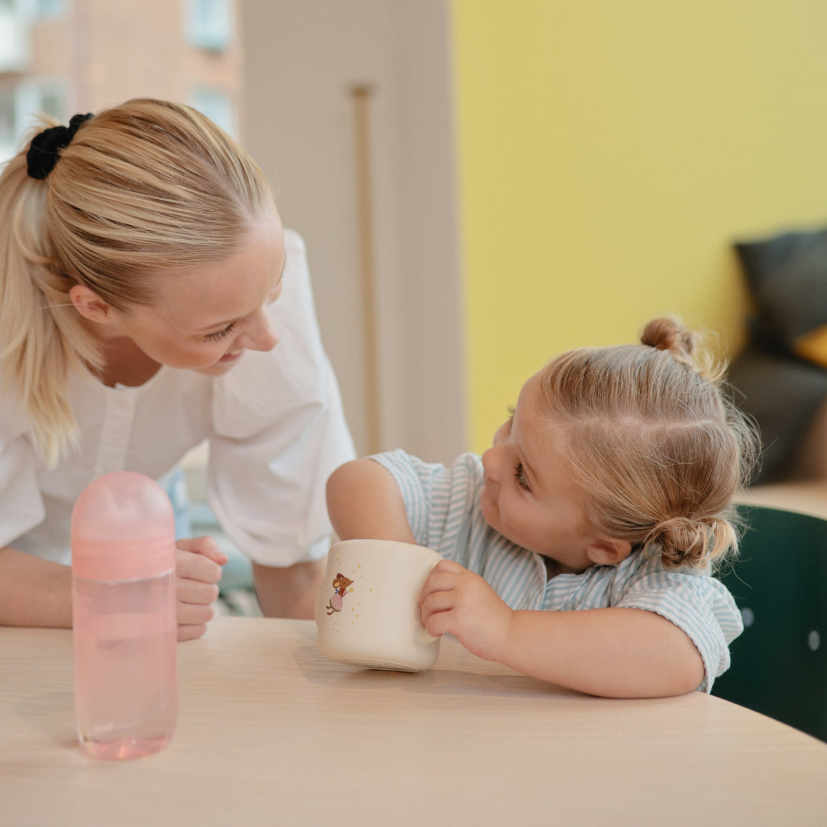 Silicone Snack Cup, Spill-Proof by Mushie