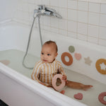 Mushie Foam Bath Puzzle Geometric Learning Toy for Kids - Toys & Games > Toys > Bath Toys Foam Puzzle
