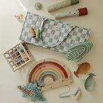 Versatile Quilted Diaper Caddy - Nursery Organizer by Mushie