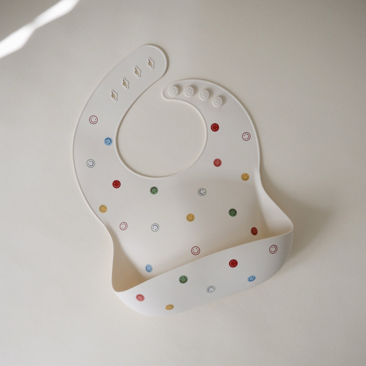 Silicone Baby Bib, Polka Dot Print by Mushie