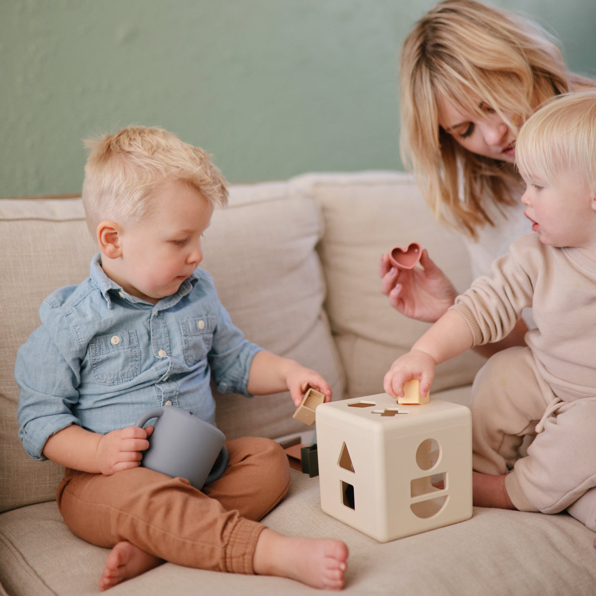 Silicone Snack Cup, Spill-Proof by Mushie