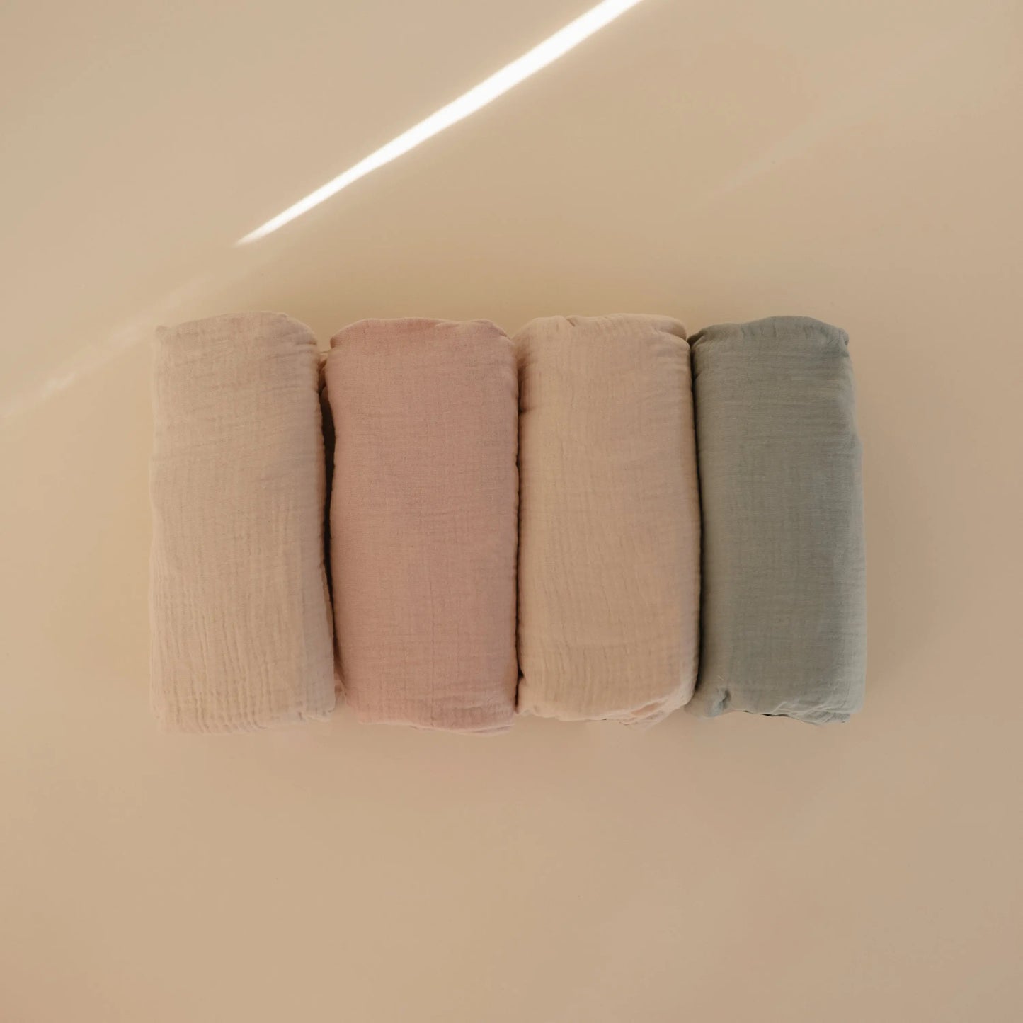 Extra Soft Muslin Crib Sheet 2 Pack Breathable Cotton Baby Bedding Mushie
