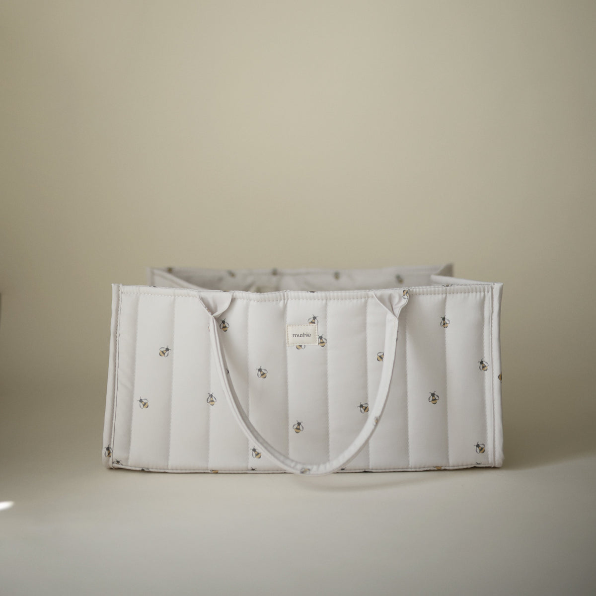 Versatile Quilted Diaper Caddy - Nursery Organizer by Mushie