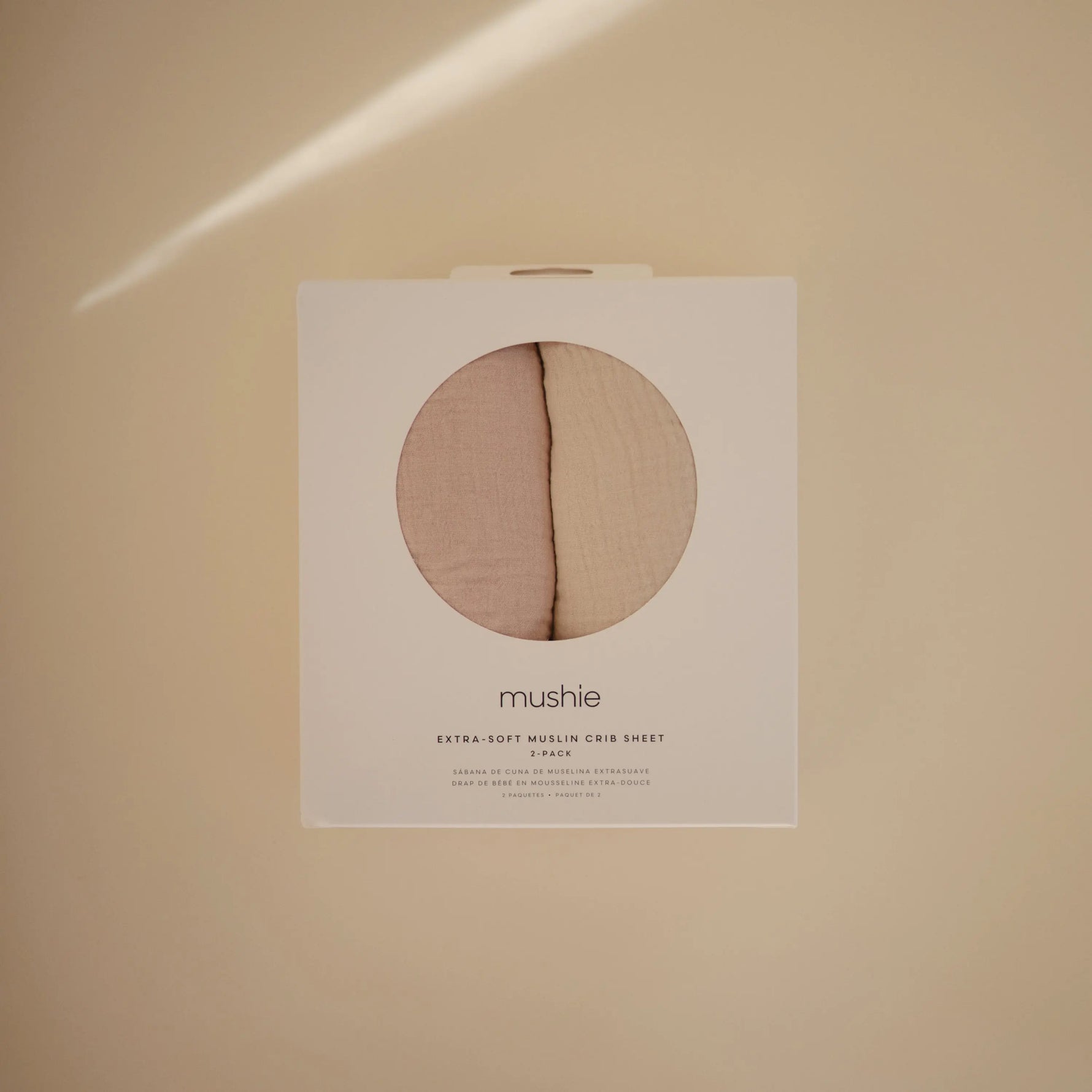Mushie Extra Soft Muslin Crib Sheet 2 Pack Breathable Cotton Baby Bedding - Baby & Toddler > Baby Transport Accessories > Baby & Toddler Car Seat Accessories crib sheets