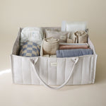 Versatile Quilted Diaper Caddy - Nursery Organizer by Mushie