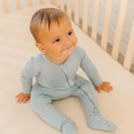 Dreamland Baby LuxeWeave Baby Bamboo Pajamas with DreamCuffs for Ultimate Sleep Comfort - Apparel & Accessories > Clothing > Sleepwear & Loungewear > Pajamas Pajamas