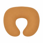 Brown Solid Ruffle Nursing Pillow Cover by Little Mae & Co