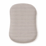 Grey Ivory Stripe Baby Lounger Cover by Little Mae & Co (view 2 of 2)