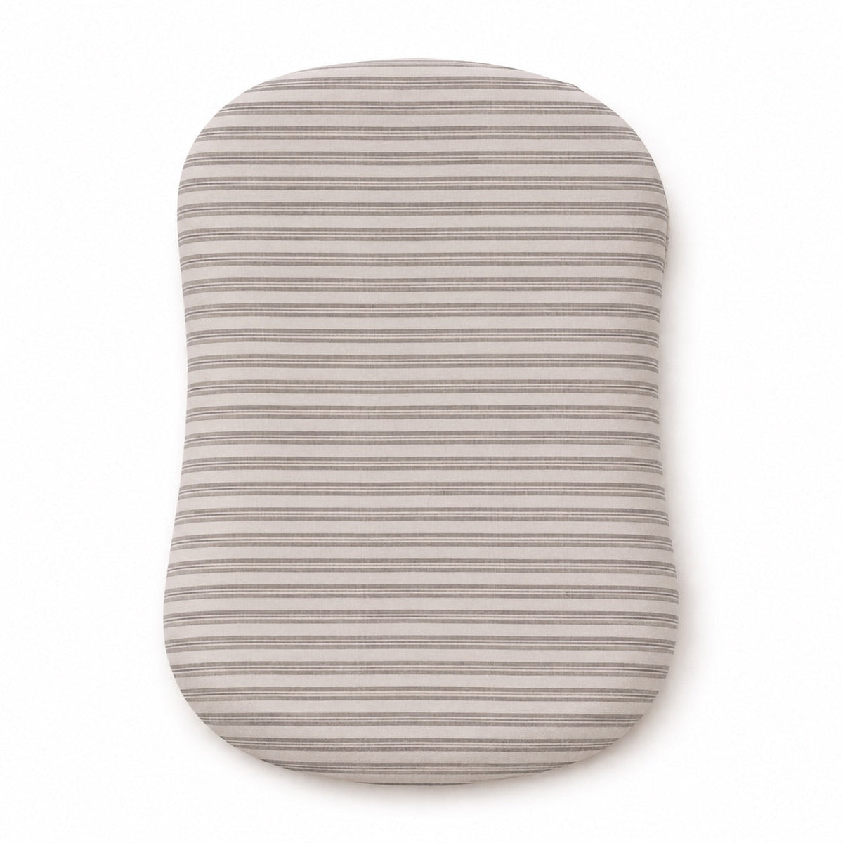 Grey Ivory Stripe Baby Lounger Cover by Little Mae & Co (view 2 of 2)