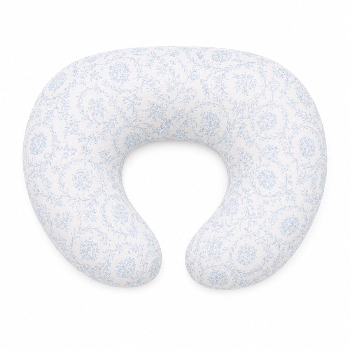 Chinoiserie Ruffle Cotton Nursing Pillow Cover by Little Mae & Co