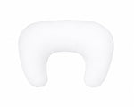 White Ruffle Nursing Pillow Cover by Little Mae & Co