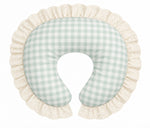 Ivory Eyelet Ruffle Original Nursing Pillow Cover by Little Mae & Co