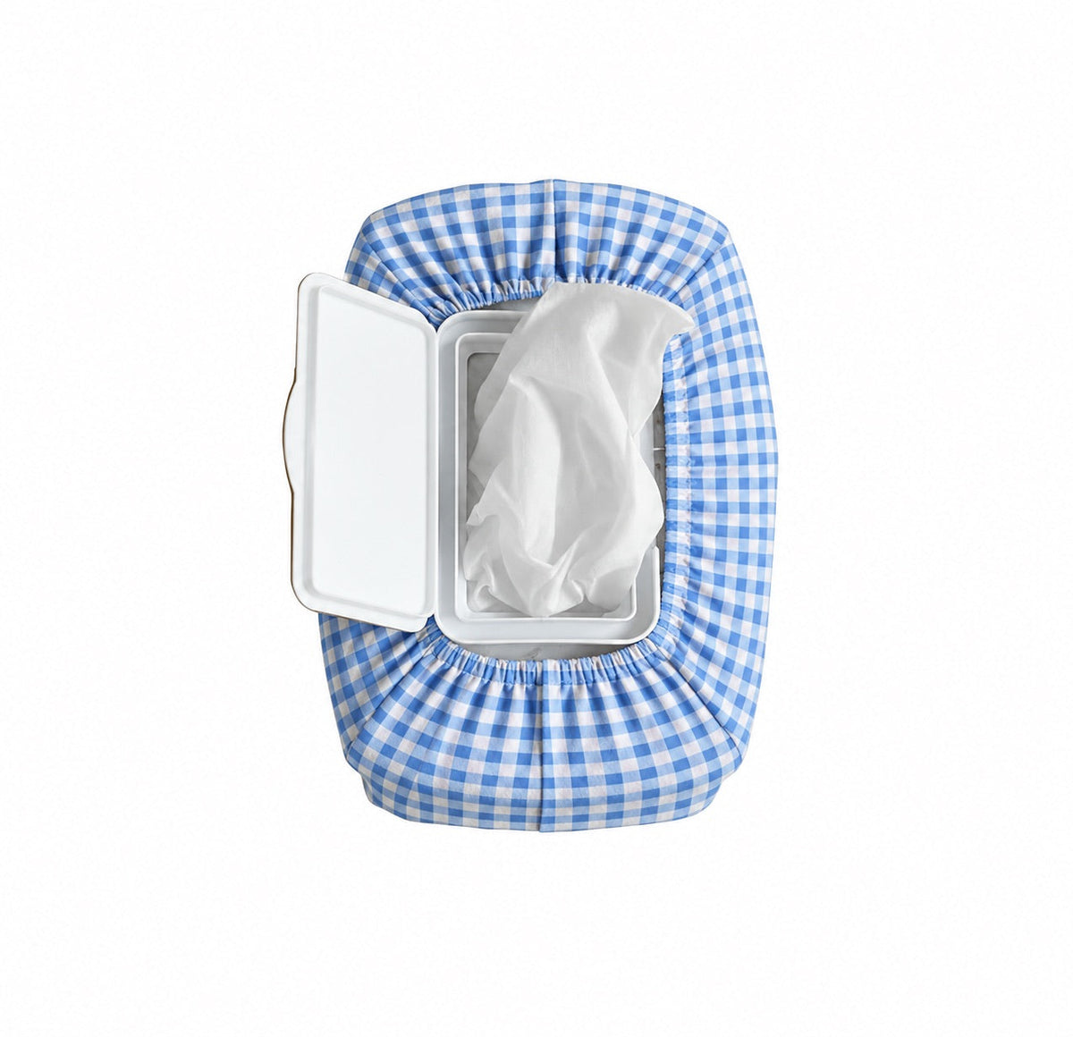 Gingham Wet Wipe Cover by Little Mae & Co