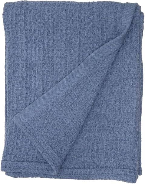 Crover 100% cotton waffle baby blanket for swaddling & stroller coverage.