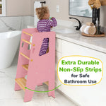 Ocodile.com Toddler Standing Tower with Safe Climbing Bars for Independent Learning - Baby & Toddler > Baby Safety > Baby Safety Rails
