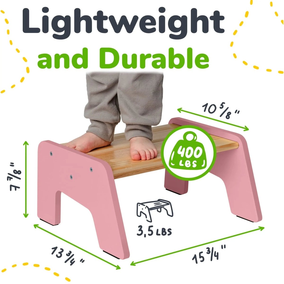 Ocodile.com 1 - Step Stool For Kids - 