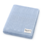 Bleu La La Organic Ribbed Knit Cotton Baby Blanket Made from 100 Percent Organic Cotton - Baby & Toddler > Swaddling & Receiving Blankets > Receiving Blankets Blanket
