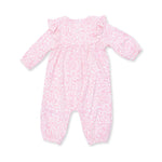 Baby Woodland - Ruffle Sleeve Snap Romper by Angel Dear