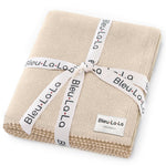 Bleu La La 100 Percent Cotton Organic Luxe Baby Blanket - Everetts Place Boutique - 