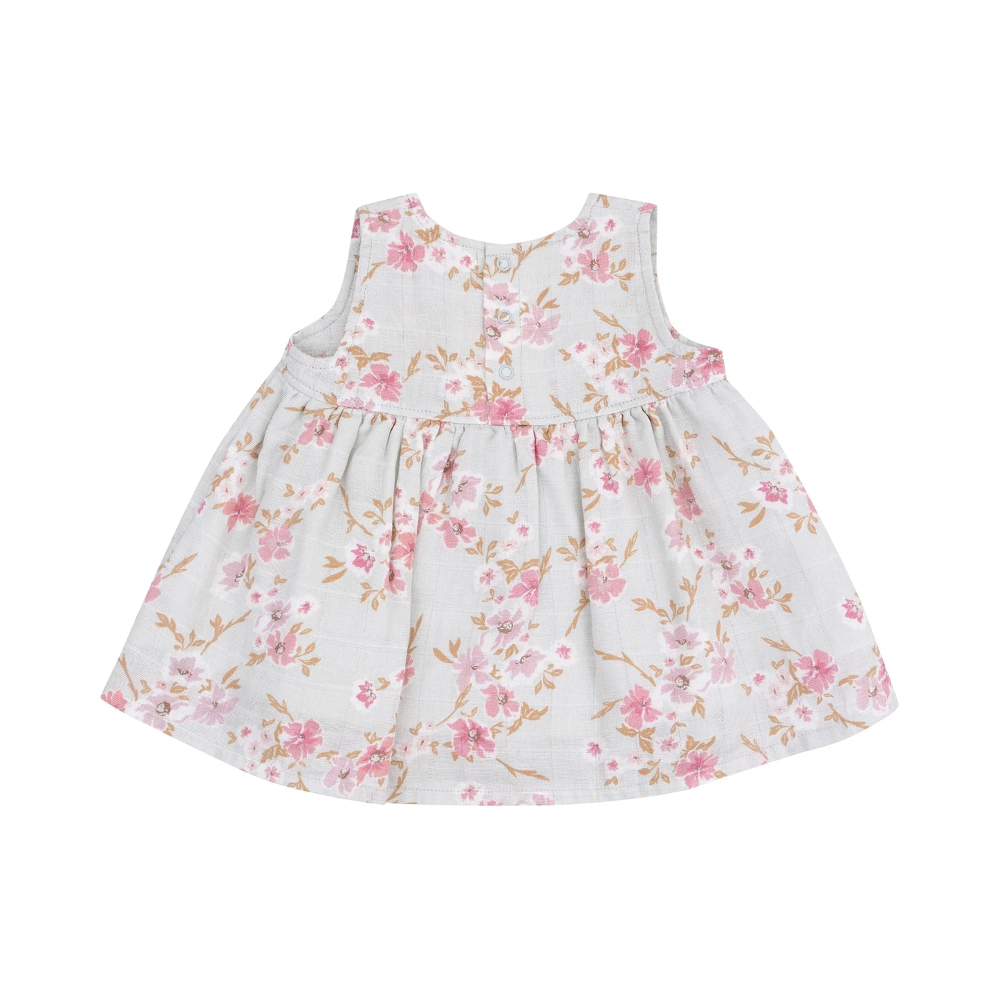 Kimono Dress And Bloomer Set Pink Phlox Floral.