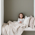 Saranoni LUSH toddler blanket, plush and luxurious.
