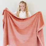 Saranoni lush toddler blanket, ultra-soft, plush, and cozy.