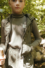 Lyla Quilted Vest - Green by Crew Kids NY