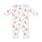 Woodland Animals with Pumpkins - Uni Romper by Angel Dear (view 3 of 5)