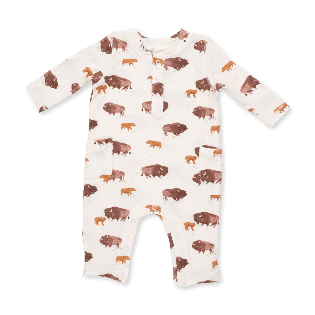 American Buffalo - Uni Romper by Angel Dear