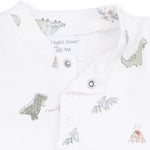 Dinosaur Uni Romper with Henley Neckline by Angel Dear